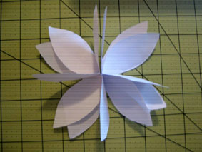 お花のポップアップカード 作り方 型紙倉庫